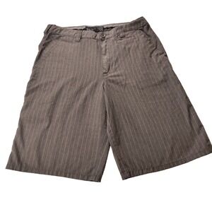 BKE Carlisle Grinded‎ flat front pinstriped shorts SZ 31 (32"x11.75" Actual)